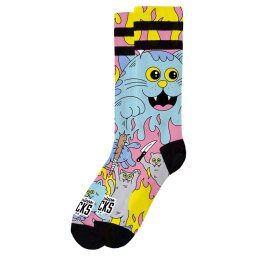 American Socks - Killer Kitties - Signature - Mid High...