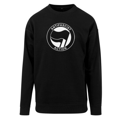 Antifascist Action - - black/black - Sweatshirt- black