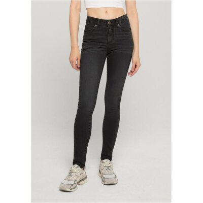 Urban Classics - TB8370 - Ladies Skinny Fit Denim - black washed