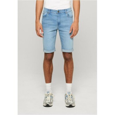 Urban Classics - TB8457 - Basic Slim Fit Jeans Shorts - new light blue washed