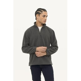 SOLS - (56000) Half-Zip Fleece Ness - charcoal grey (solid)
