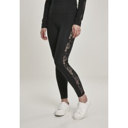 Urban Classics - Ladies Lace Striped Leggings (TB3216) -...