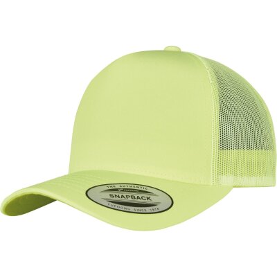 Flexfit - Neon Retro Trucker Cap - 6506NT - neon yellow