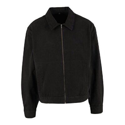 Build your Brand - Basic Workwear Jacket (BY428) - black