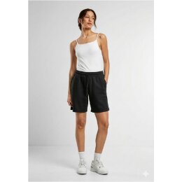 Build Your Brand - Ladies Basic Sweatshorts (BB032) - black