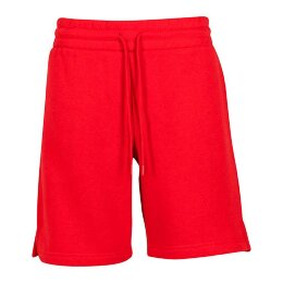 Build Your Brand - Ladies Basic Sweatshorts (BB032) - City Red