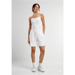 Build Your Brand - Ladies Basic Sweatshorts (BB032) - White