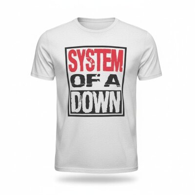 System of a Down - Triple Stack Box - Unisex Shirt - white - T-Shirt