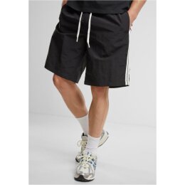 Urban Classics - Board Shorts With Patched Stripe (TB7397) - black