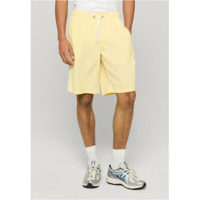 Urban Classics - Board Shorts With Patched Stripe (TB7397) - paleyellow