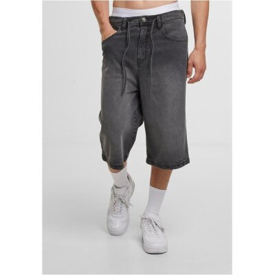 Urban Classics - Skater Shorts With Drawcord (TB8220) - black washed