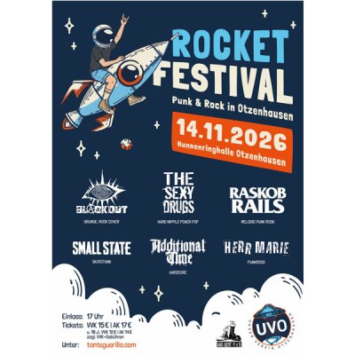 Rocket Festival 2026 - Ermäßigtes Ticket - 14.11.2026 - Otzenhausen - Hunnenringhalle - PDF-Ticket