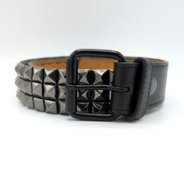 Nietengürtel - Gürtel mit kleinen schwarzen...