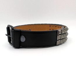 Nietengürtel - Gürtel mit kleinen schwarzen...