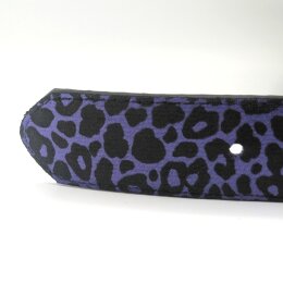 Gürtel - Veganes Leder - G0027 - Purple Leopard L