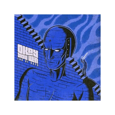 OKAY YOU WIN - END OF DAYS (BLUE W/ BLACK SPLATTER VINYL) - LP