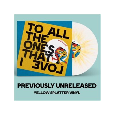 PRESS CLUB - TO ALL THE ONES THAT I LOVE (WHITE/ORANGE VINYL) - LP