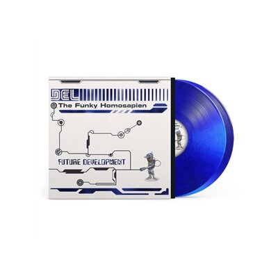 DEL THE FUNKEE HOMOSAPIEN - FUTURE DEVELOPMENT (METALLIC BLUE VINYL) - LP