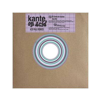 KANTE / ACID PAULI - KANTE ON ACID (ACID PAULI REMIXES) - 7"