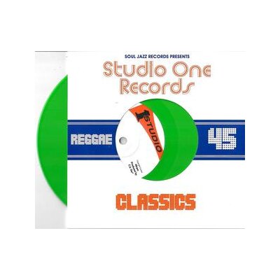 SKATALITES, THE - GUNS OF NAVARONE/MARCUS GARVEY (GREEN COLORED) - 7"