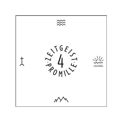 4 PROMILLE - ZEITGEIST (ROTE WEISS MARBLED LP) - LP