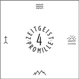 4 PROMILLE - ZEITGEIST (ROTE WEISS MARBLED LP) - LP