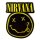 Nirvana - Logo & Happy Face Cut-Out - Pin