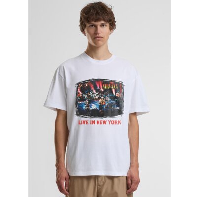 Nirvana - Live in New York (MC1721) - T-Shirt - white