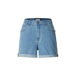 Urban Classics - TB8371 - Ladies High Waist Denim Shorts - Light Blue Washed