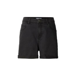 Urban Classics - TB8371 - Ladies High Waist Denim Shorts - Black Washed