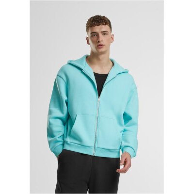 Urban Classics - TB7284 - Fluffy Zip Hoodie - berylblue