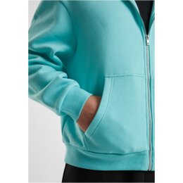 Urban Classics - TB7284 - Fluffy Zip Hoodie - berylblue