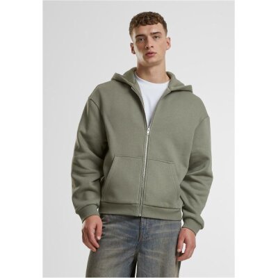Urban Classics - TB7284 - Fluffy Zip Hoodie - paleolive