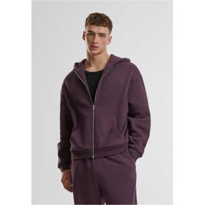 Urban Classics - TB7284 - Fluffy Zip Hoodie - plumpurple