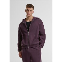 Urban Classics - TB7284 - Fluffy Zip Hoodie - plumpurple