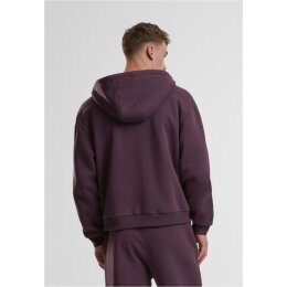 Urban Classics - TB7284 - Fluffy Zip Hoodie - plumpurple