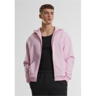 Urban Classics - TB7284 - Fluffy Zip Hoodie - softpink