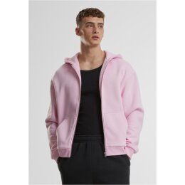 Urban Classics - TB7284 - Fluffy Zip Hoodie - softpink