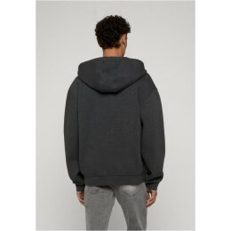 Urban Classics - TB7284 - Fluffy Zip Hoodie - charcoal