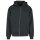 Urban Classics - TB7284 - Fluffy Zip Hoodie - charcoal