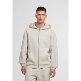 Urban Classics - TB7284 - Fluffy Zip Hoodie - cloud