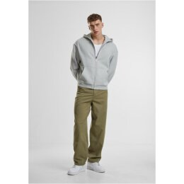Urban Classics - TB7284 - Fluffy Zip Hoodie - lightasphalt