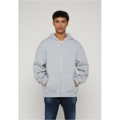 Urban Classics - TB7284 - Fluffy Zip Hoodie - heathergrey