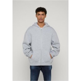 Urban Classics - TB7284 - Fluffy Zip Hoodie - heathergrey