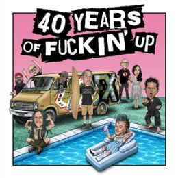NOFX - 40 YEARS OF FUCKIN UP - SOUNDTRACK (PINK LP) - LP