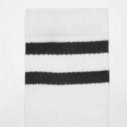 Build Your Brand - Double Stripe Socks - 5-Pack (BY450c) - white/black