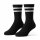 Build Your Brand - Double Stripe Socks - 5-Pack (BY450c) - black/white 39-42