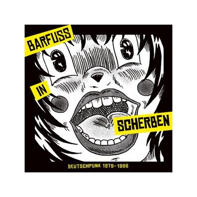 VARIOUS - BARFUß IN SCHERBEN. DEUTSCHPUNK 1979-1986 (CLEAR YELLOW EDITION) - LP
