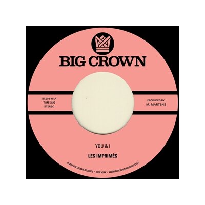 LES IMPRIMES - YOU & I - 7"