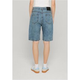 DEF - DFLSH035 - Ladies Skater Shorts - midbluewashed